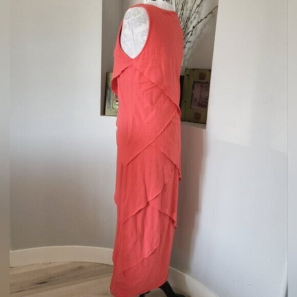 Neon Buddha Cotton Sleeveless Maxi Dress Sz Medium - Picture 7 of 9